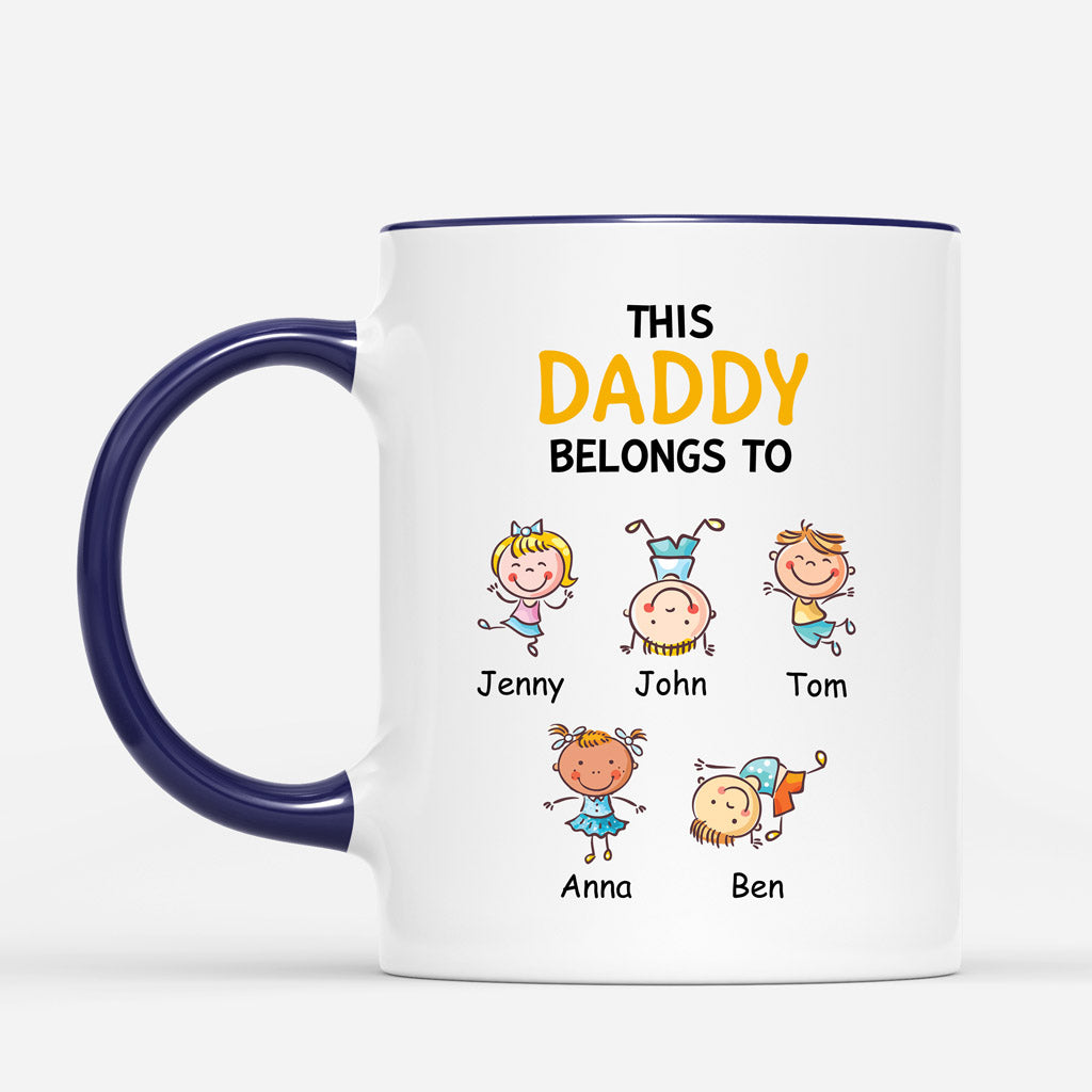 Personalized coffee store mugs for dad