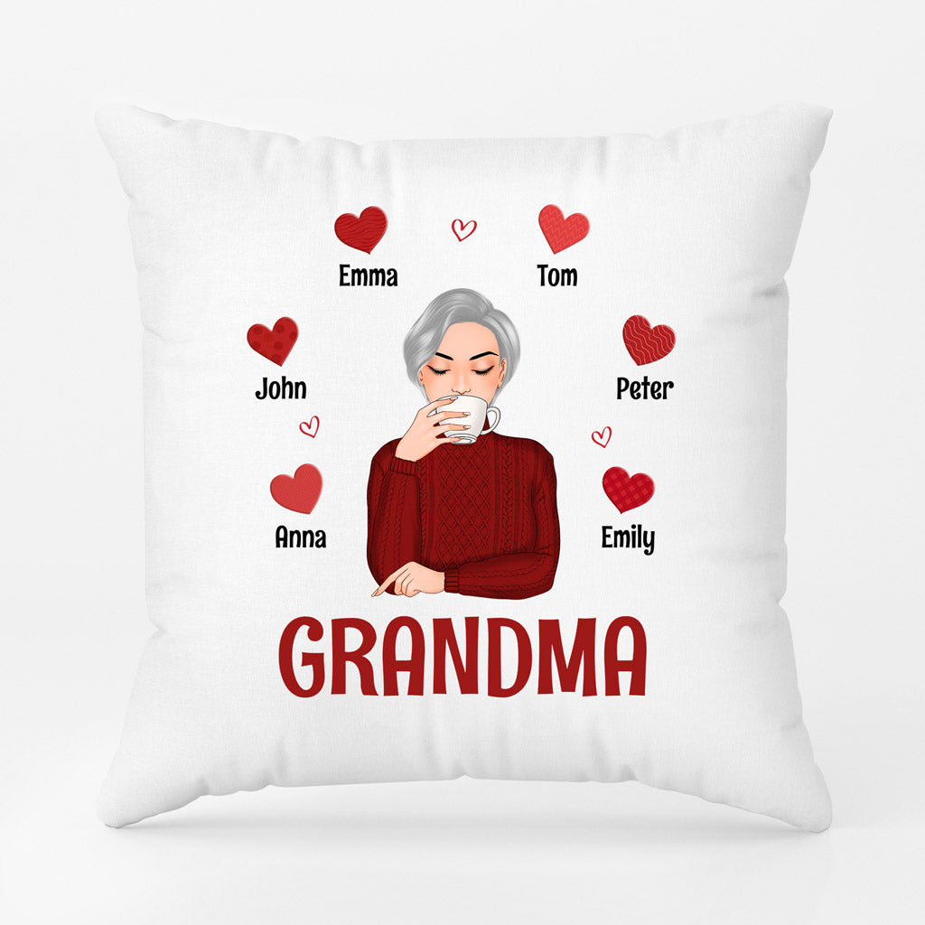 Mummy/Grandma - Personalised Gifts | Pillow for Grandma/Mum